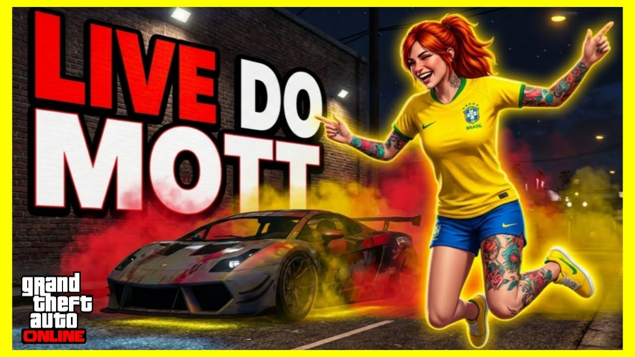 🔴AO VIVO🔴 - DIVERSÃO FMOTT & AMIGOS NO GTA5 ONLINE - LIVE - PLATAFORMA PS5 - VEM COM A GENTE!