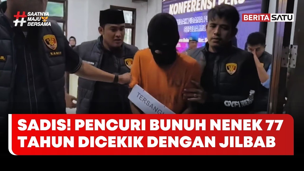 Sadis! Pencuri Bunuh Nenek 77 Tahun Dicekik Jilbab di Tapanuli Selatan #beritasatu