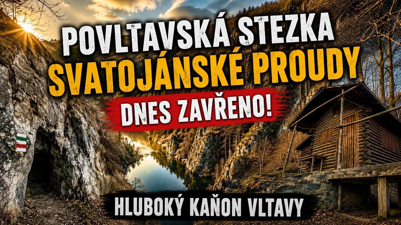 Svatojánské proudy | Povltavská stezka | osada Ztracenka | Vltava River Canyon
