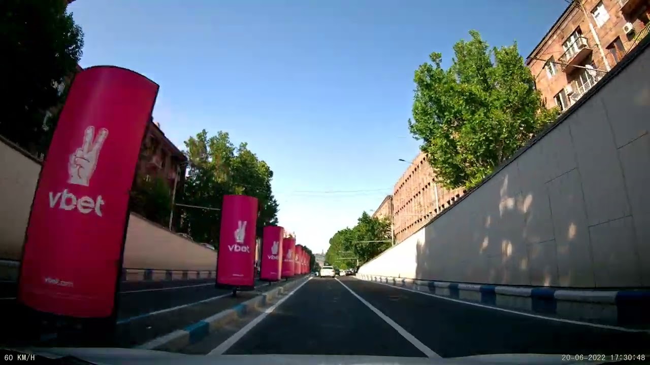Driving through the streets of Yerevan 🇦🇲 #armenia #4k #driving #yerevan #erevan #армения #երեւան