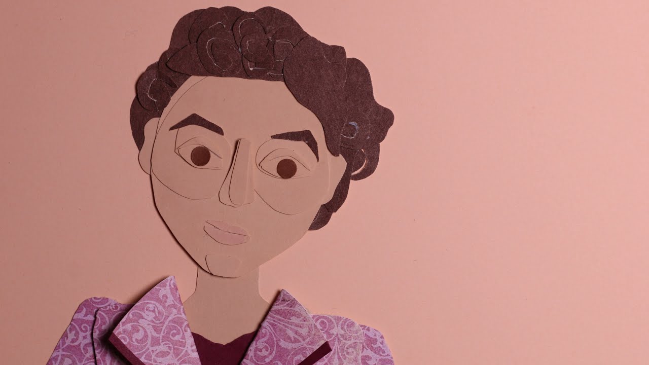 Gorzowska Aleja Osobowości   Irena Dowgielewicz /Gorzow personality avenue/ Paper cut animation