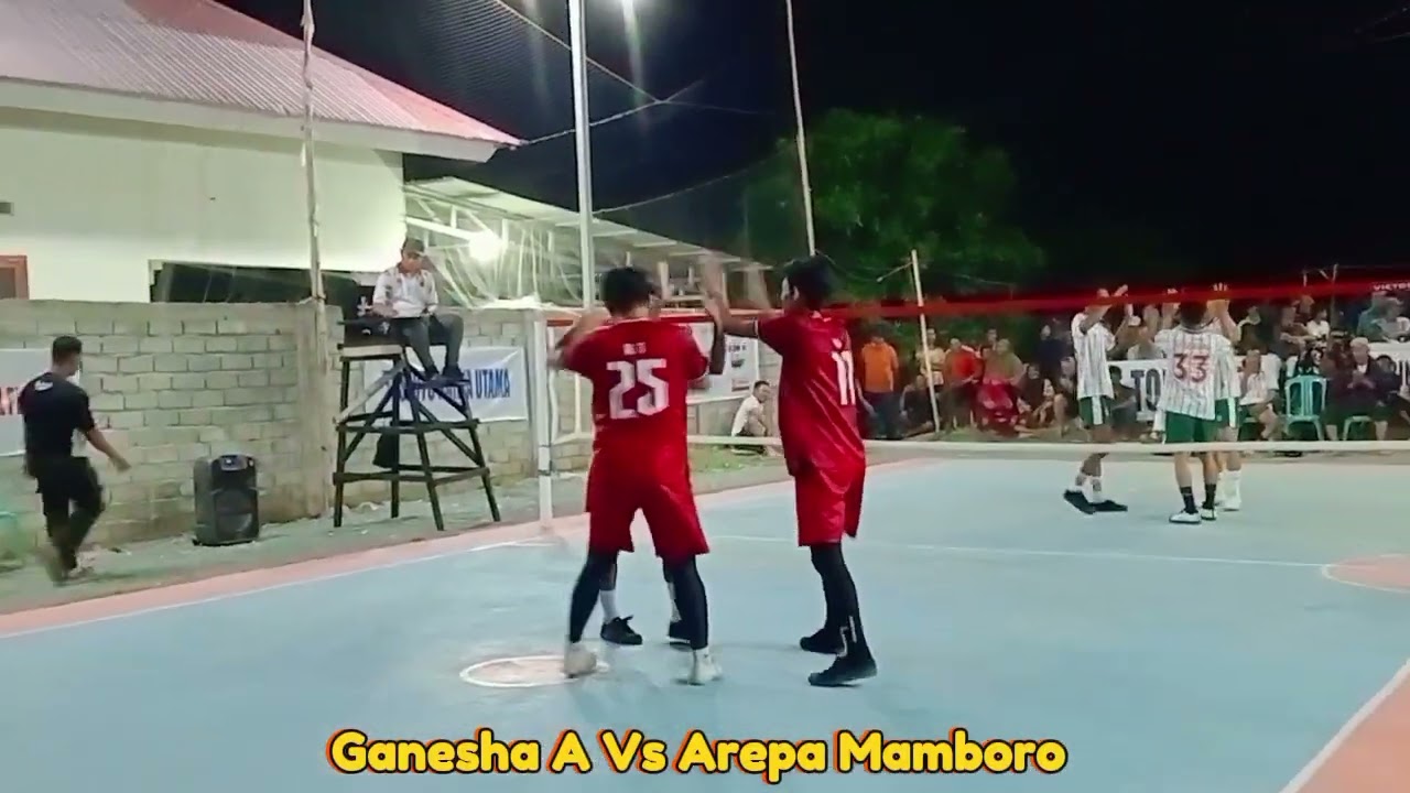 Open turnamen Ulujadi cap, semi final Partai kedua Ganesha A Vs Arepa Mamboro 