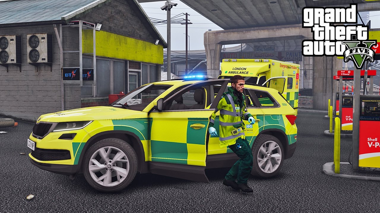 London Ambulance Rapid Response! | Medic Simulator UK | GTA 5 LSPDFR Fire Callouts