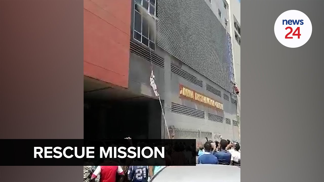 WATCH | 'Multiple injuries', people trapped as Durban's China Mall burns