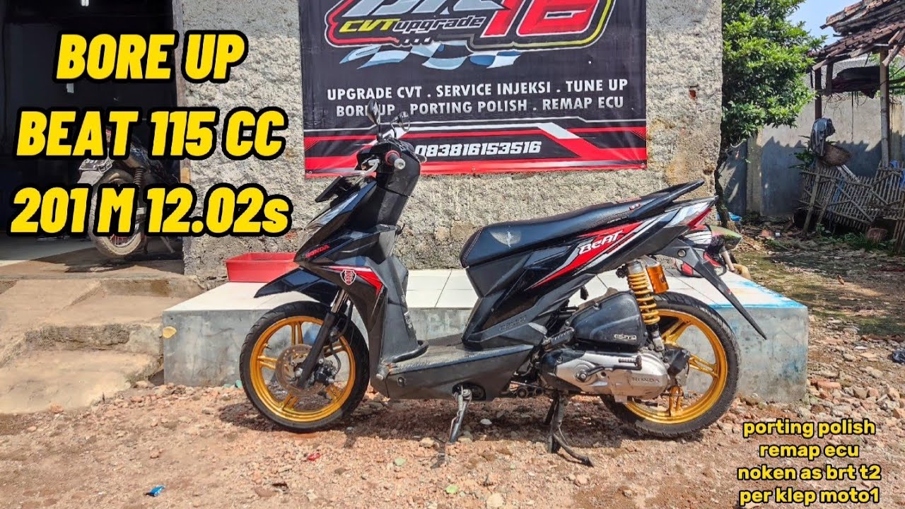 BORE UP BEAT 115 CC DARI JAKARTA #beatfi #beatesp  #boreupbeat