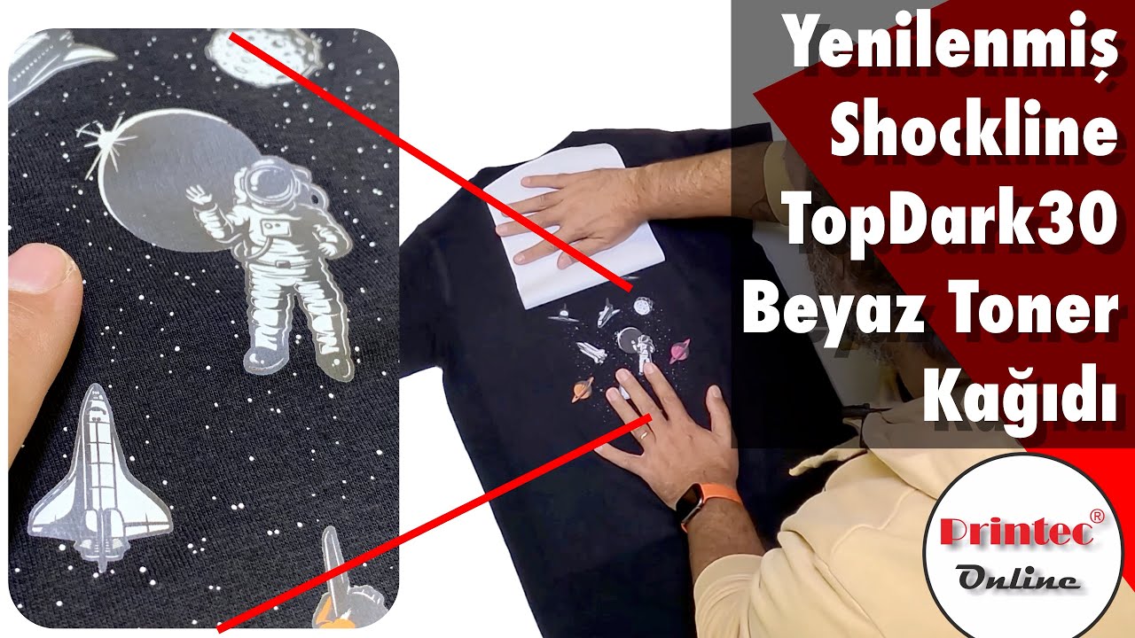 Yenilenmiş Shockline Beyaz Toner Transfer Kağıdı - FC TopDark30