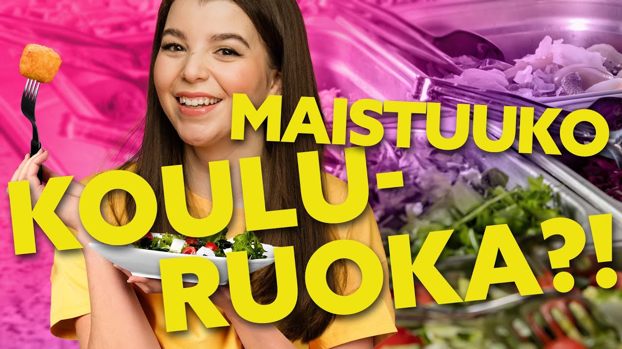 MAISTUUKO KOULURUOKA?! – TÄTÄ OPPILAAT HALUAVAT SYÖDÄ!!