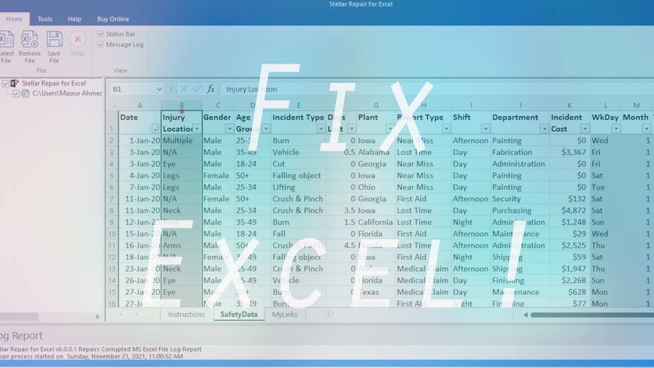 Stellar Repair For Excel – Best Software to repair corrupt Excel file