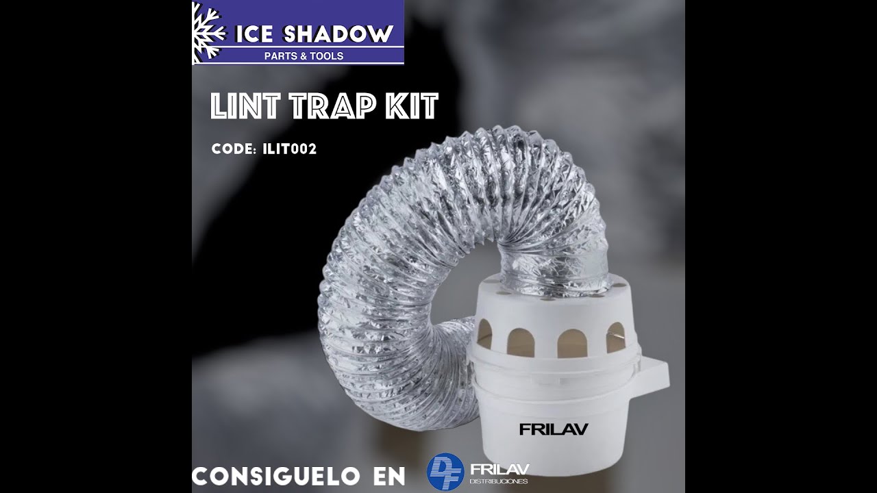Ducto Trampa Para Pelusa De Secadora De Gas Kit Instalacion ILIT002
