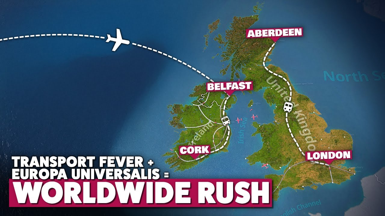This Global Transport Simulator combines Transport Fever & Europa Universalis &mdash; Worldwide Rush