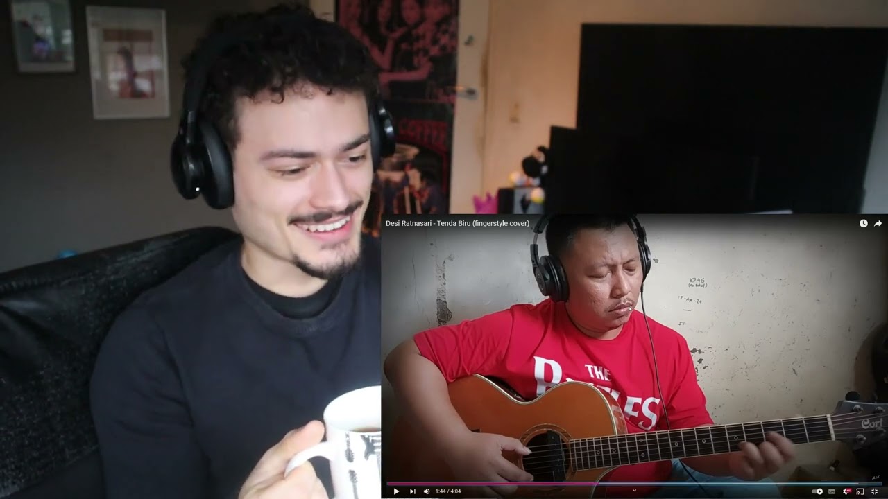 GUITAR GOAT!! ALIP BATA - Desi Ratnasari - Tenda Biru (fingerstyle cover) REACTION