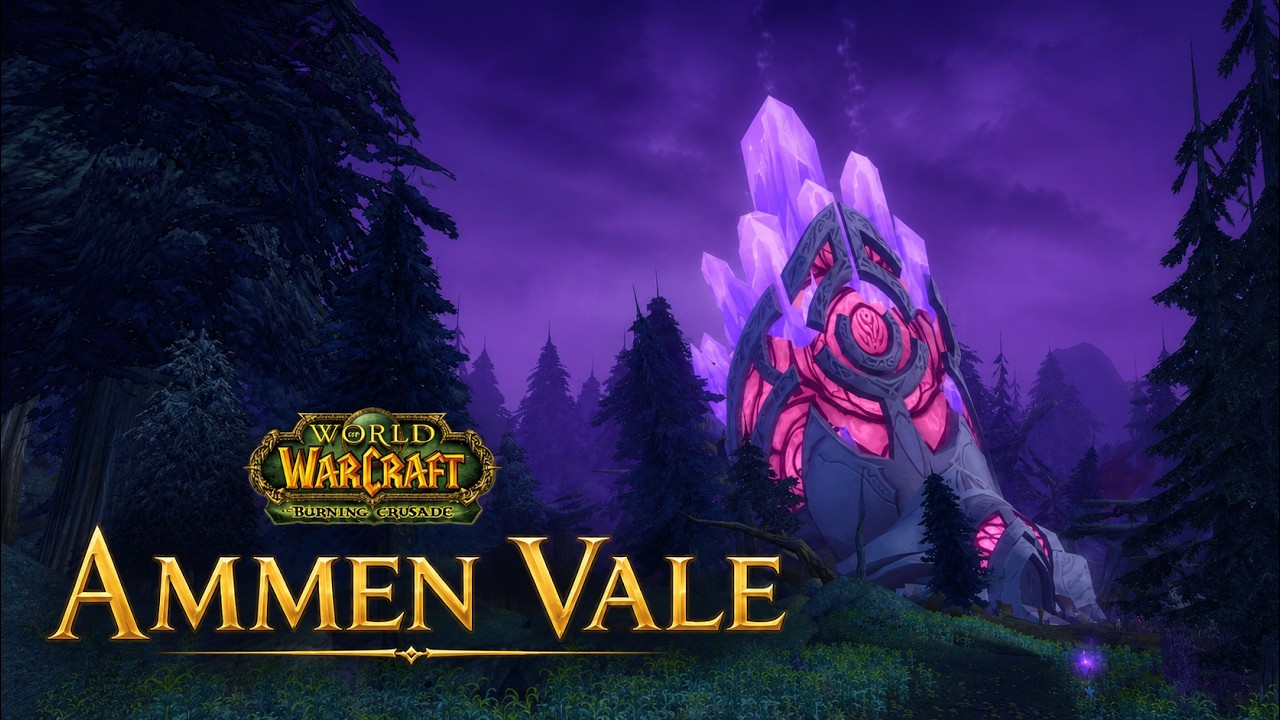 Ammen Vale &mdash; Peaceful Draenei Night for Sleep & Relaxation &mdash; WoW Ambience (No Music)