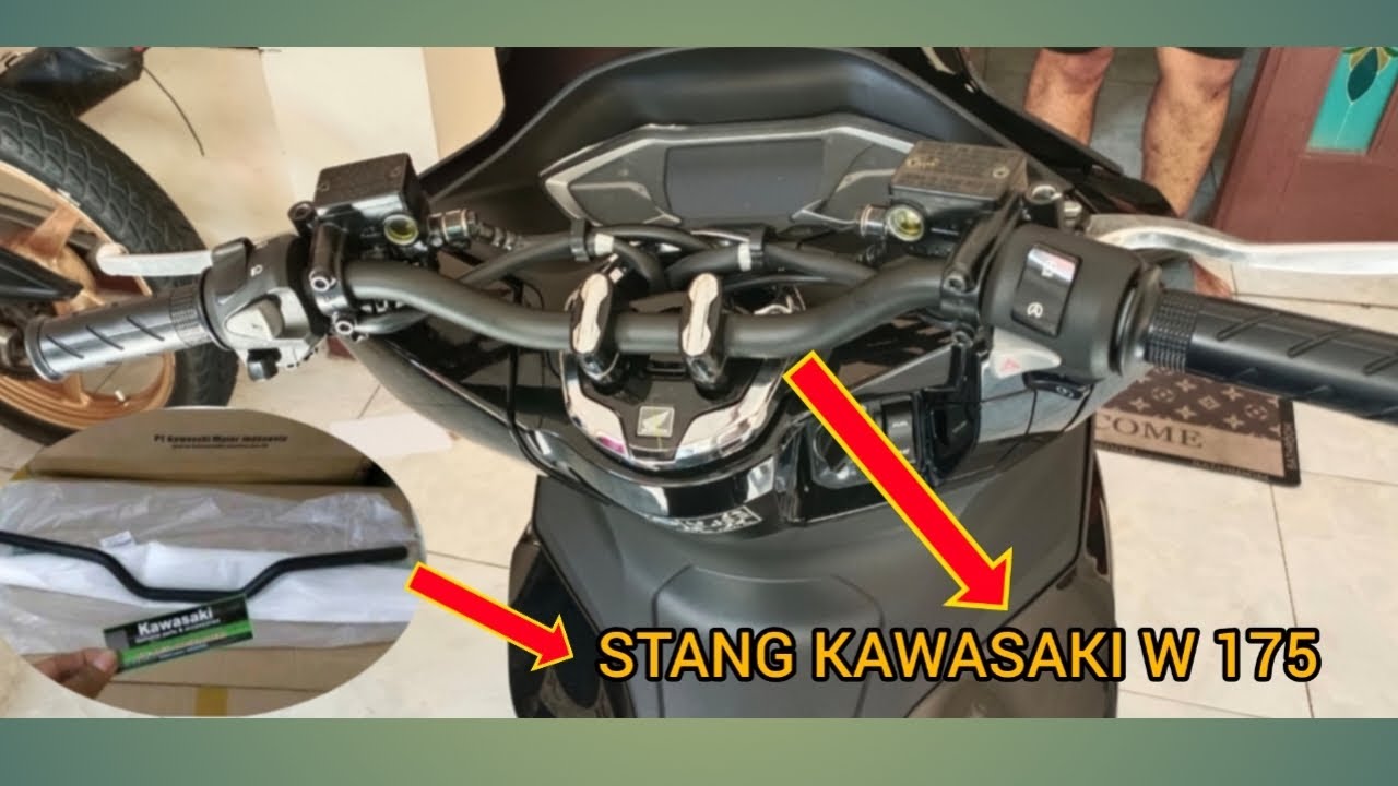 TUTORIAL || PCX 160 Ganti Stang PAKAI Stang KAWASAKI W175