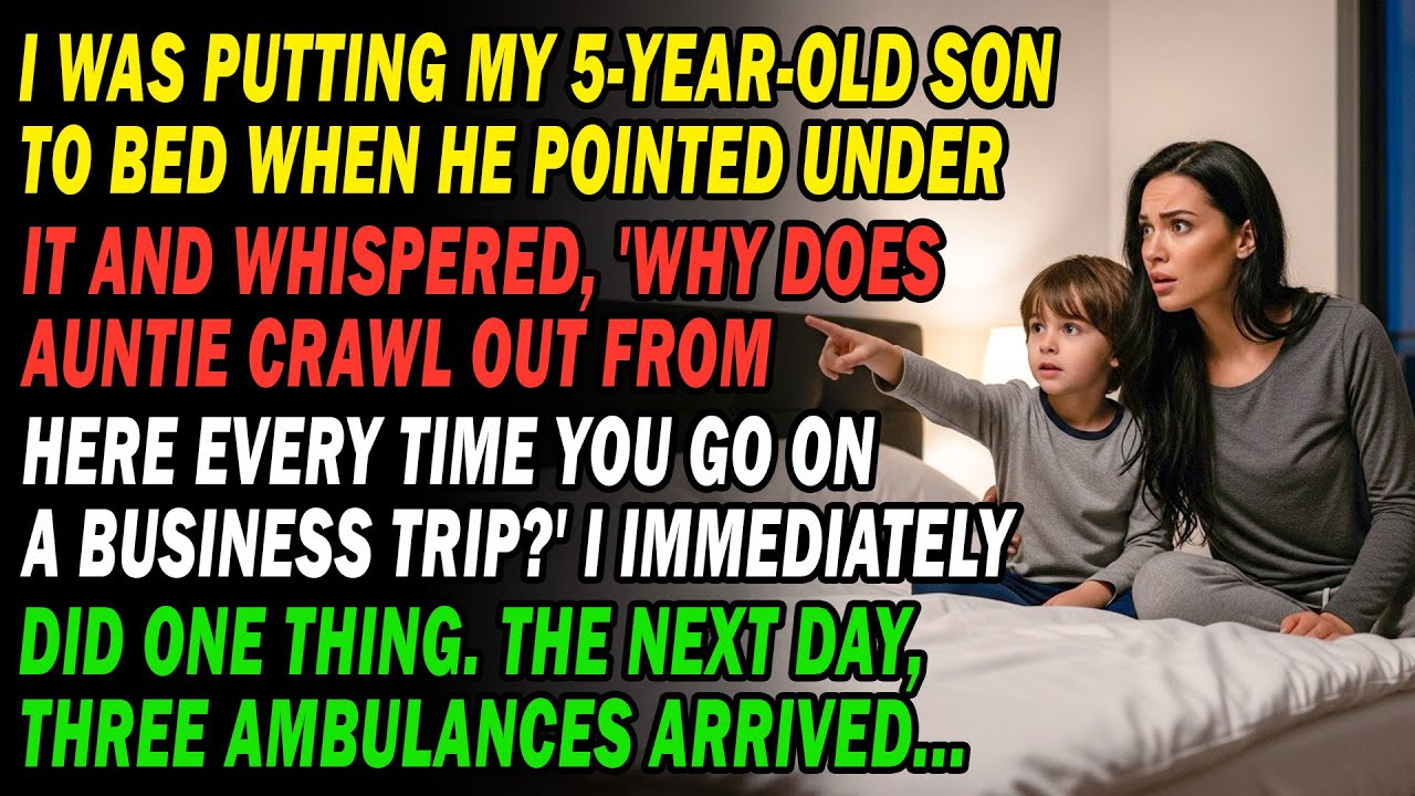 😨My Son Whispered, Pointing Under The Bed🛏️: 