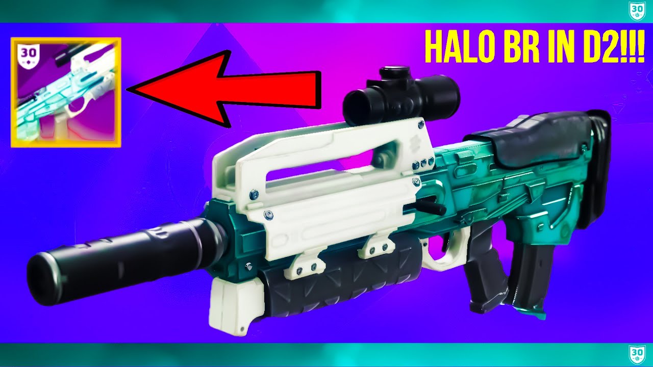 THE HALO BATTLE RIFLE IS IN DESTINY 2! BXR-55 BATTLER - Bungie 30th Anniversary DLC