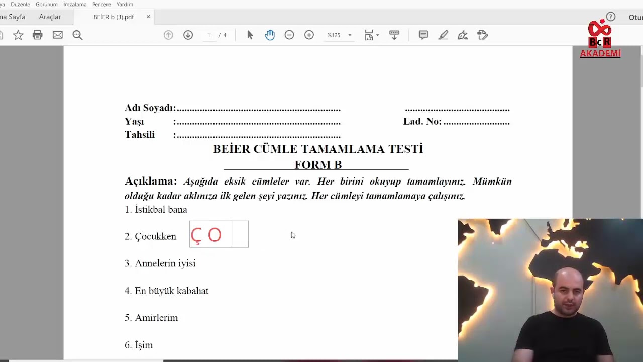 CÜMLE TAMAMLAMA TESTİ (HİÇ BU AÇIDAN BAKTINIZ MI?)