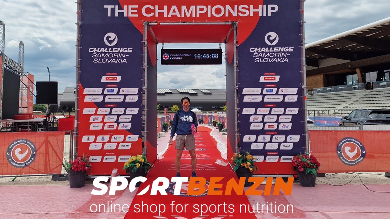 Remo Thöny bei der Challenge Samorin 2025 - Mitteldistanztriathlon