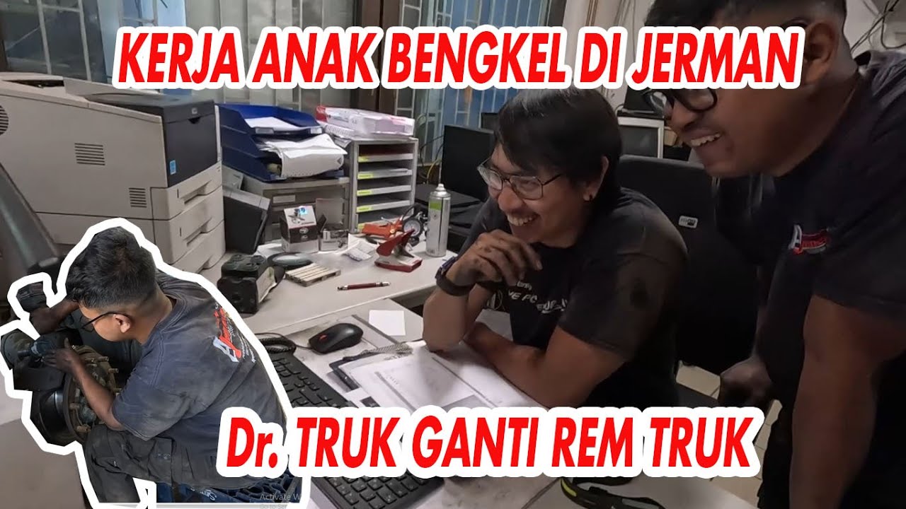 ANAK BENGKEL JERMAN.... KETAWA AJA..