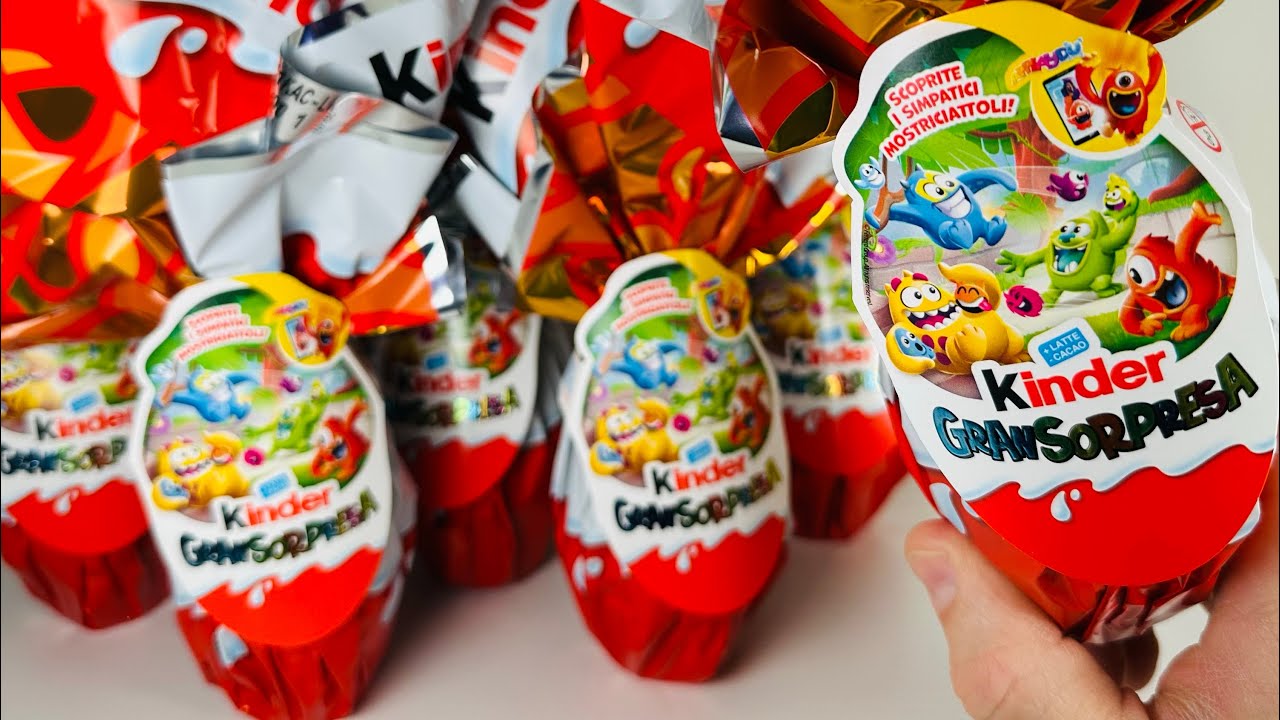 Kinder Surprise MONSTERS Gransorpresa EASTER 2026.Пасхальные МиниГигантские Киндер Сюрпризы МОНСТРЫ