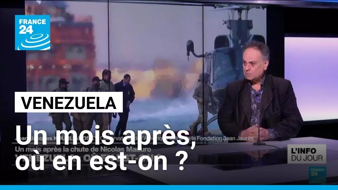 Venezuela : un mois après la capture de Nicolas Maduro, où en est-on ? • FRANCE 24