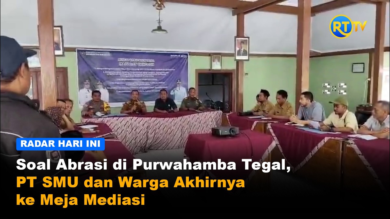 Soal Abrasi di Purwahamba Tegal, PT SMU dan Warga Akhirnya ke Meja Mediasi