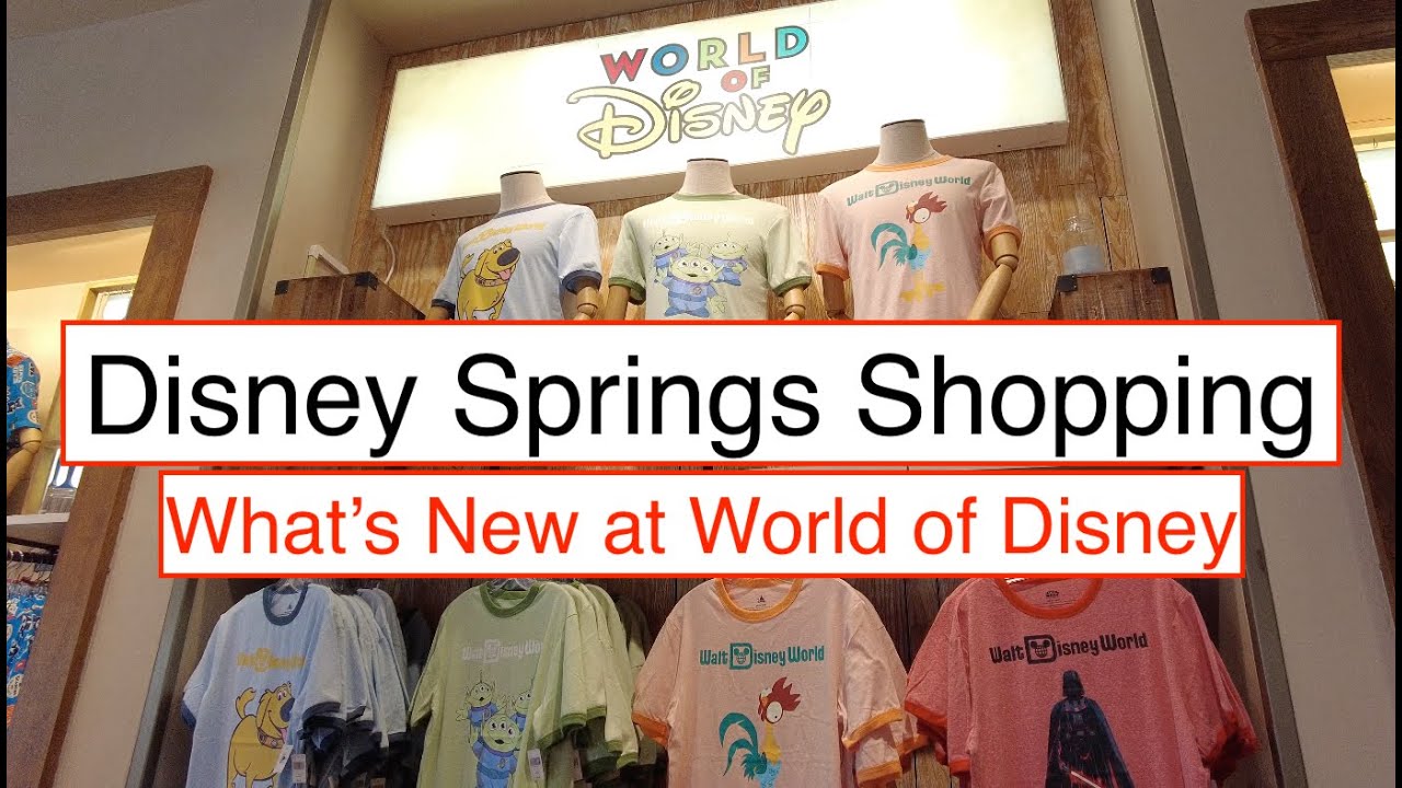 Disney Springs !! World of Disney Shopping ! NEW