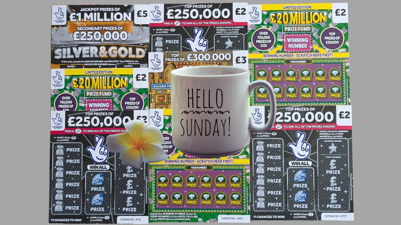 Can we have a winner? Scratch Cards from UK National Lottery.