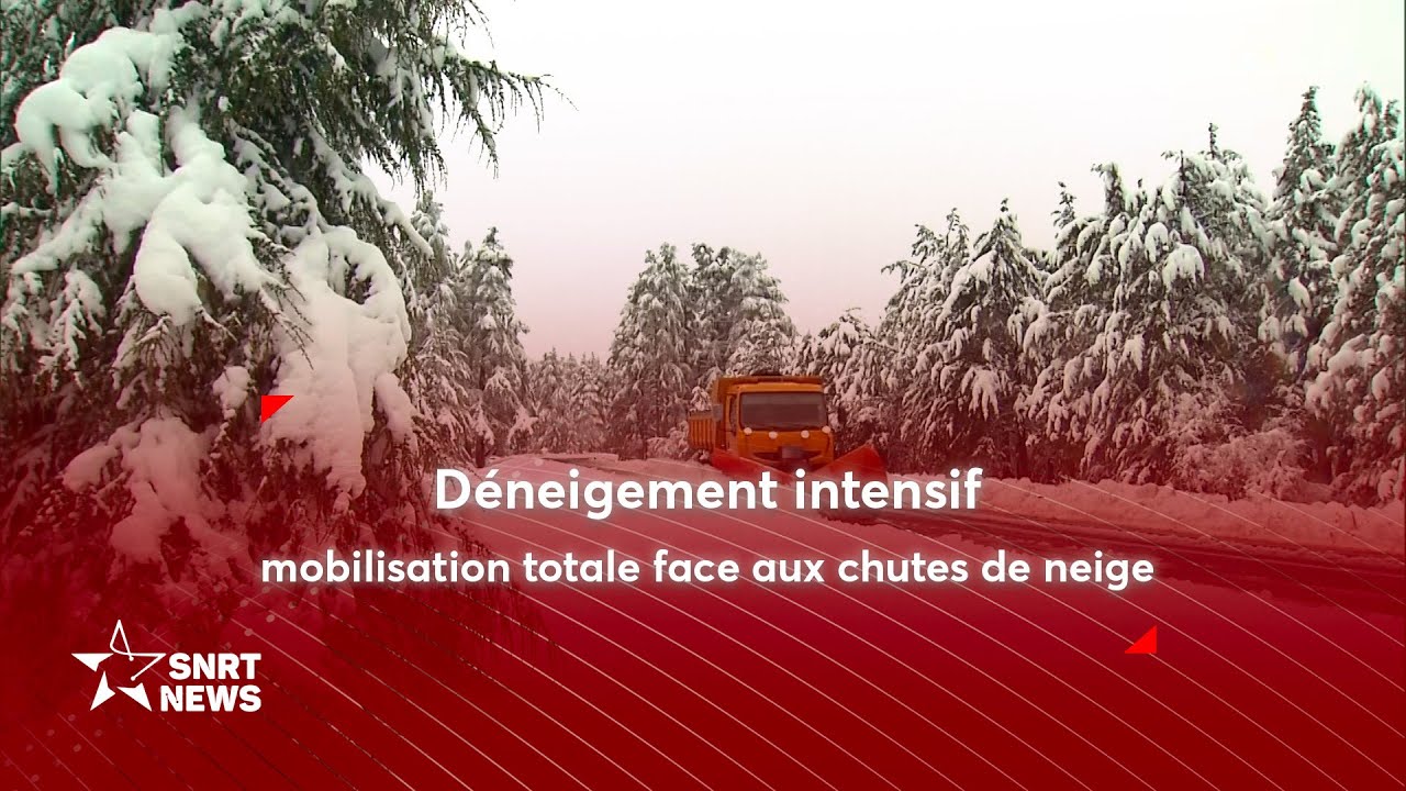 Ifrane: Déneigement intensif pour maintenir la circulation face aux chutes de neige exceptionnelles
