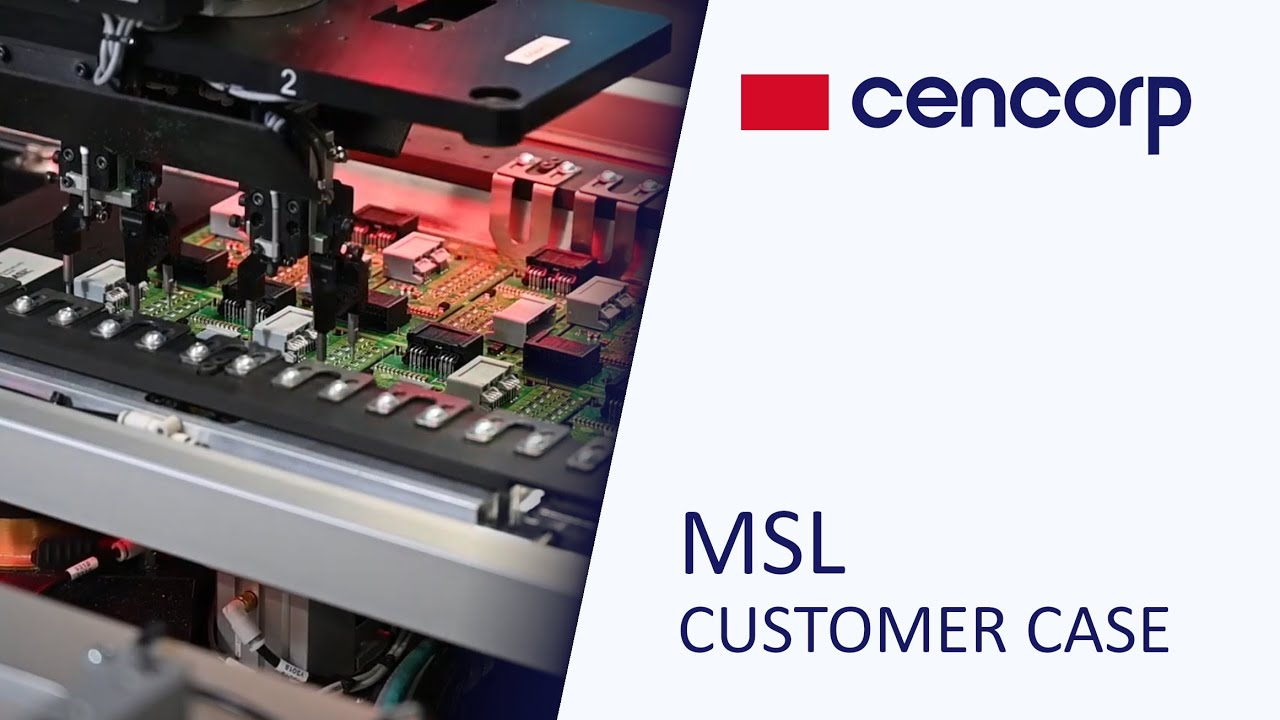 Cencorp Automation - Customer Case - MSL