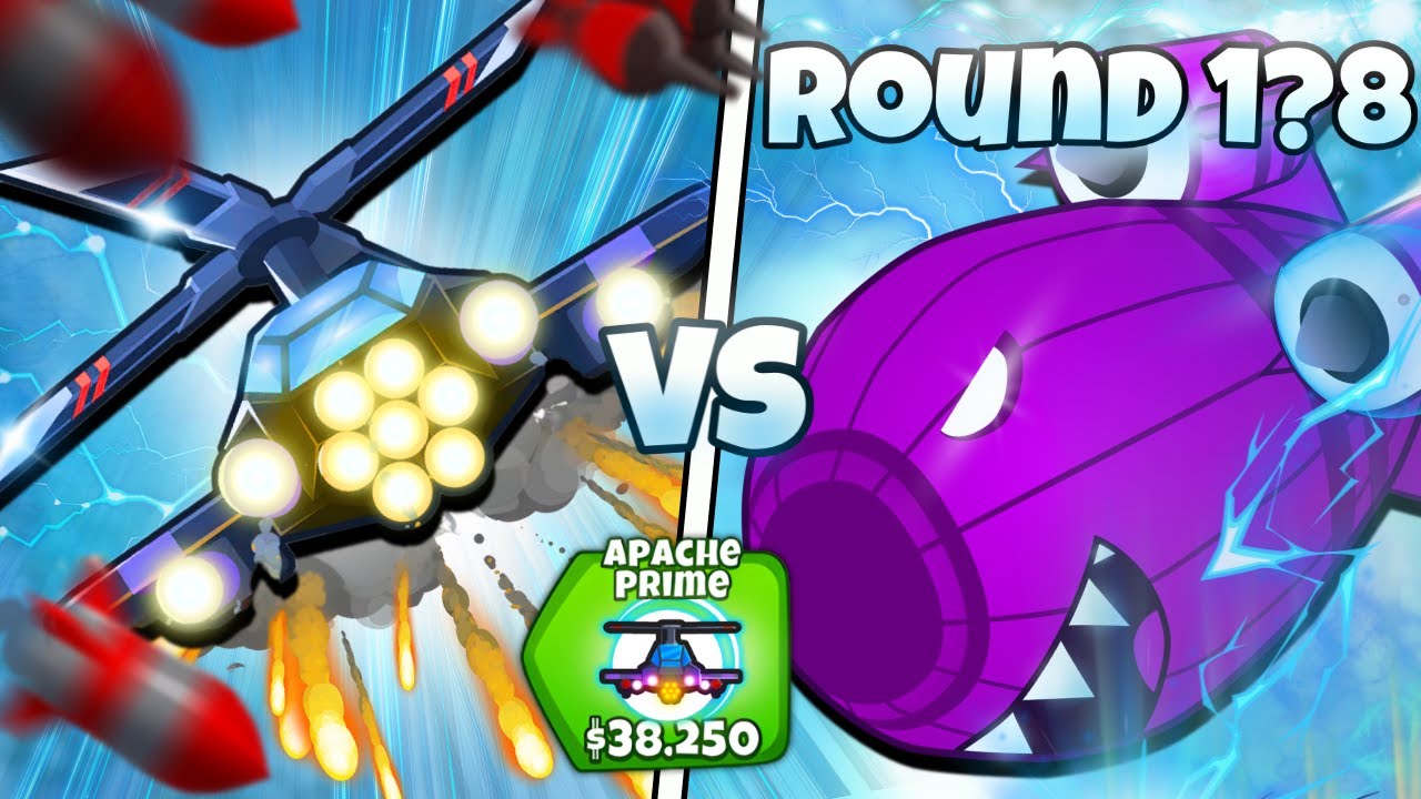 Bloons TD 6, mas só um macaco HELICÓPTERO Buffado com TODOS os BUFFS do jogo💀