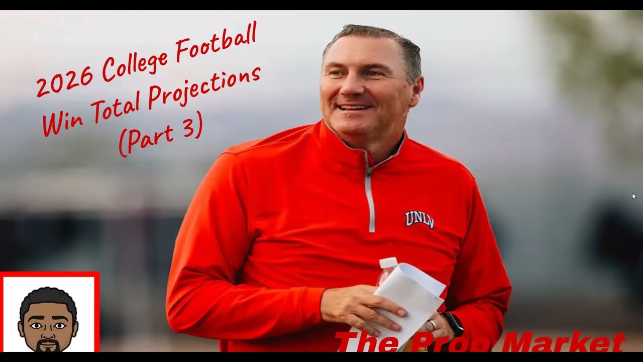 2026 College Football Season Win Total Projections