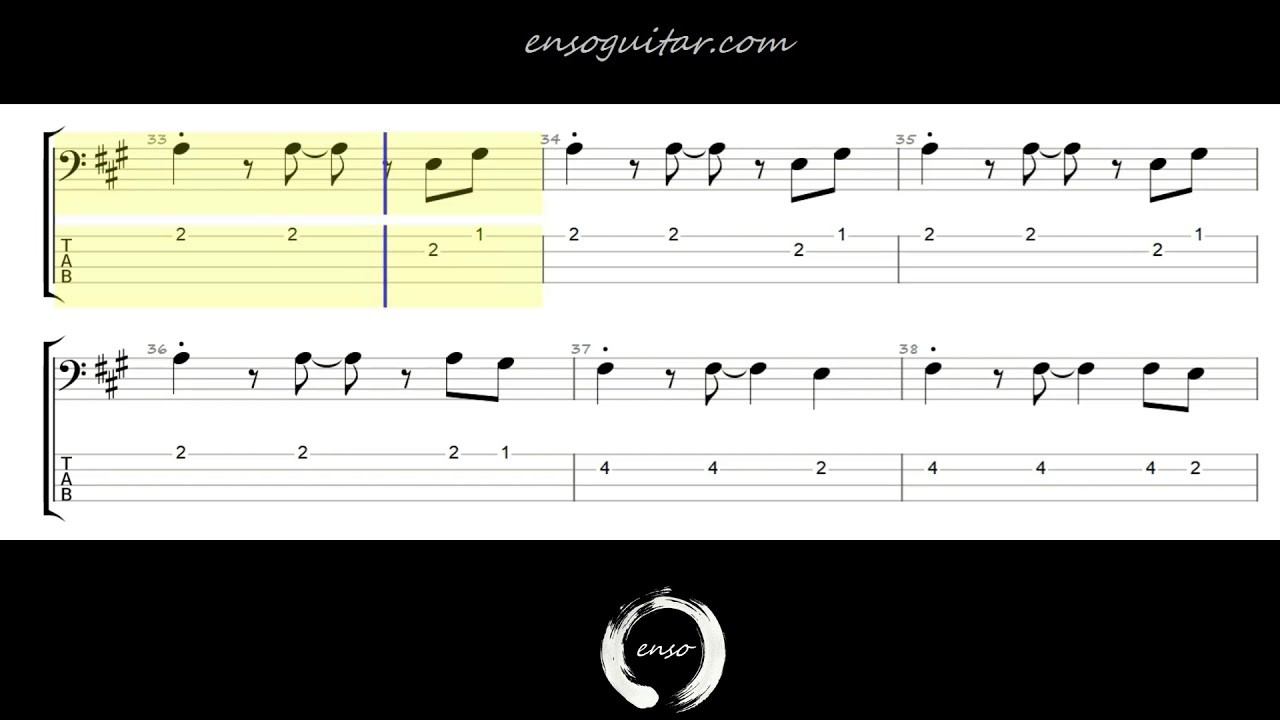 *Bass*  Ben E. King - Stand By Me {100% Bass Tab Play Along}