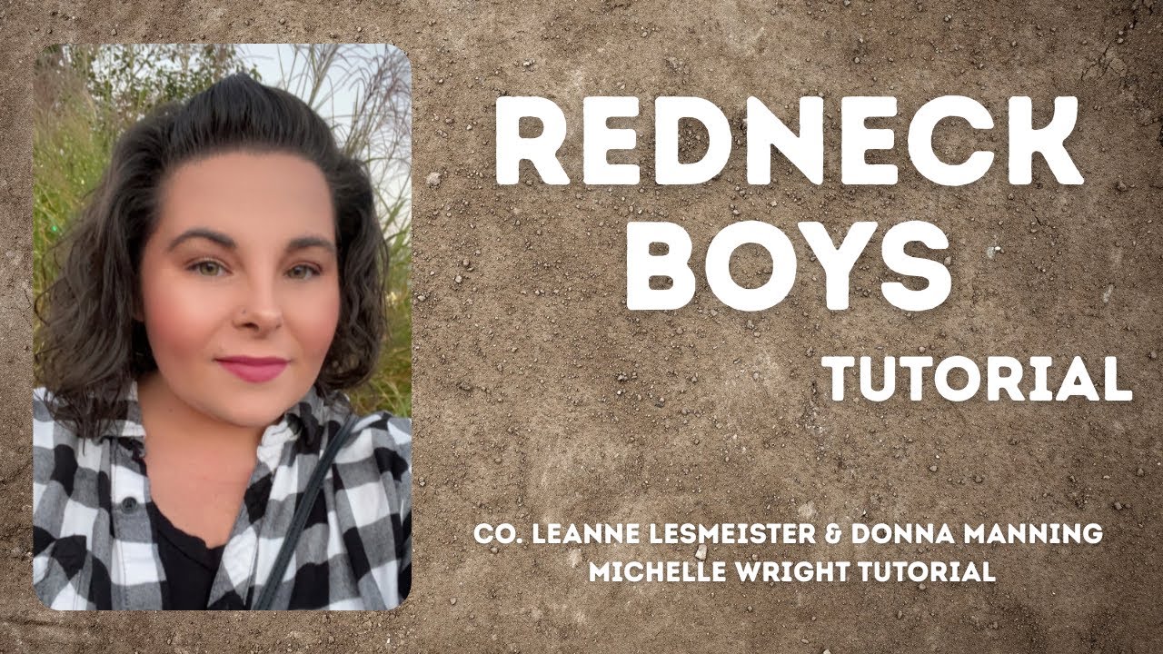 Redneck boys line dance tutorial beginner choreography by Leanne  Lesmeister & Donna Manning