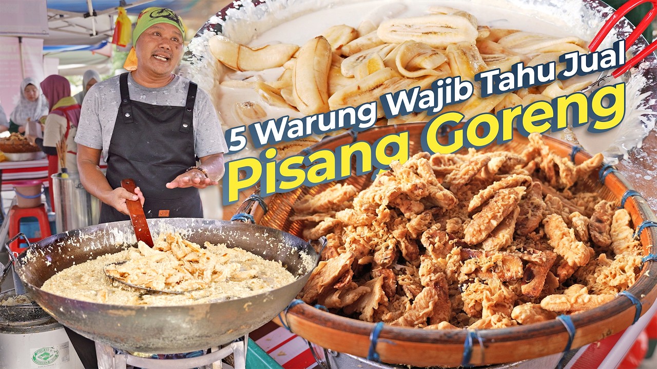 5 Pisang Goreng Sedap Malaysia | Port Viral & Legend Wajib Cuba!