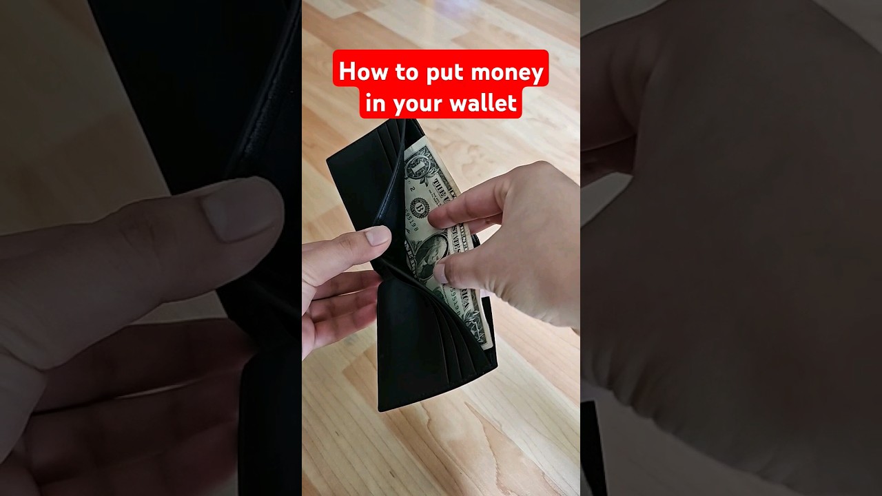 How to put money in your wallet