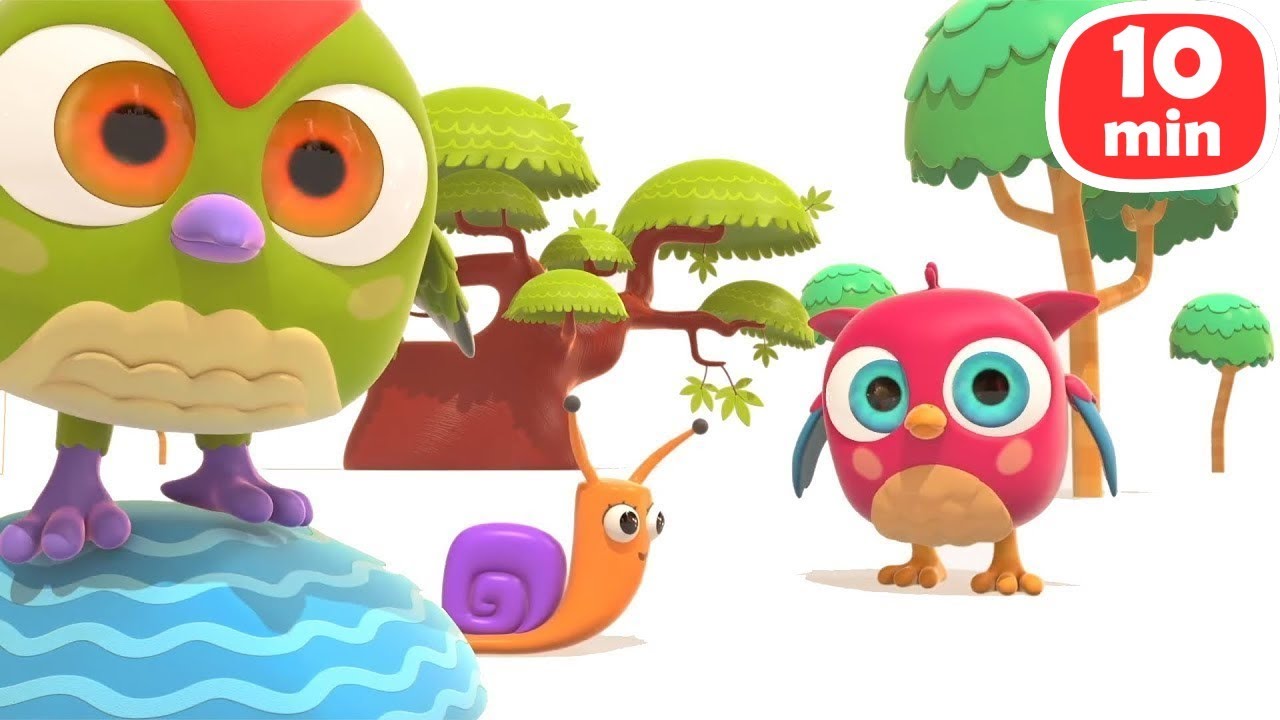 🦉 Baykuş Hop Hop ile Çizgi Filmler 🎬 | Neşeli Bebek Şarkıları Dinle ve Öğren! 🎶🦉