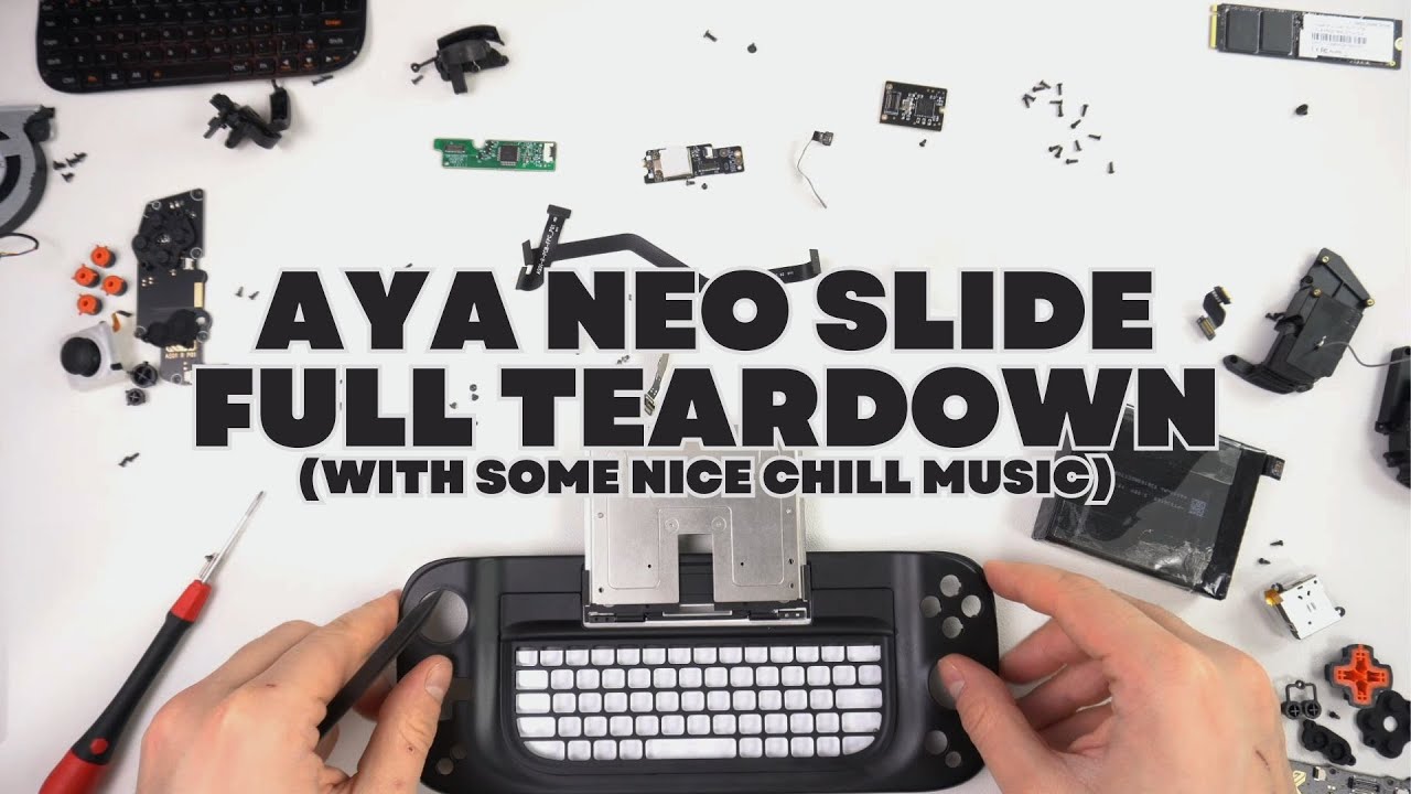 AYANEO Slide teardown - Disassembling this great handheld gaming PC