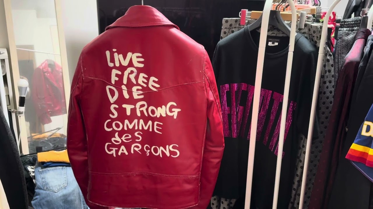 ルイスレザー　COMME des GARCONS Lightning ライトニング　コムデギャルソン　青山限定