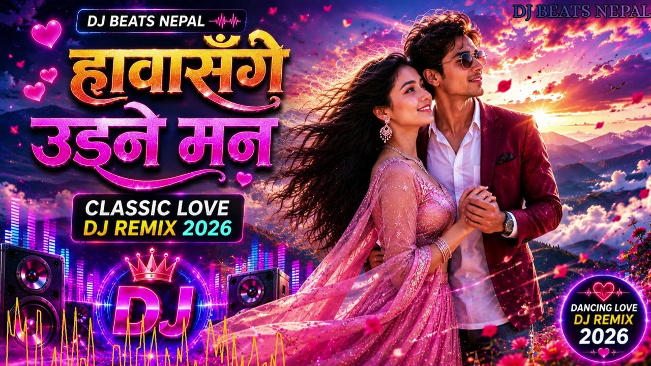 हावासँगै उड्ने मन 💕 Romantic DJ Remix 2026 🔥 Viral Nepali Love Dance Party Mix 🎧💃