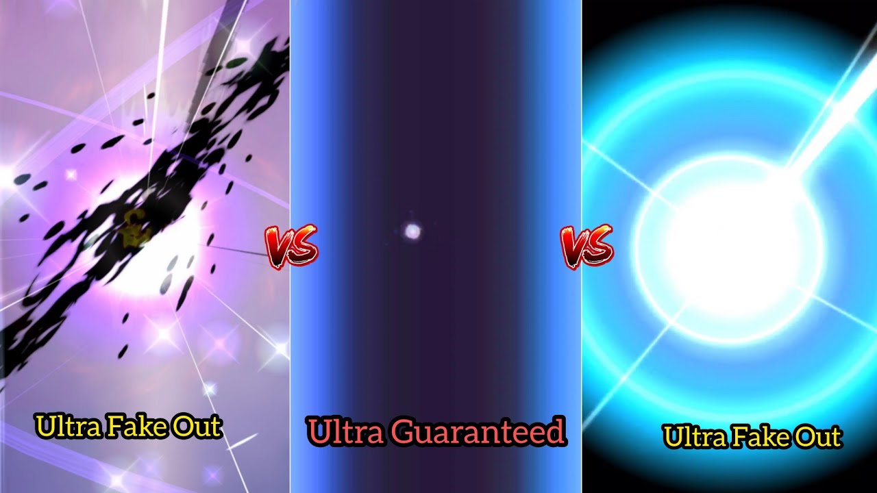  Ultra Guaranteed Vs All Ultra Fake Out Side By Side | Summon | Dragon Ball Legends 