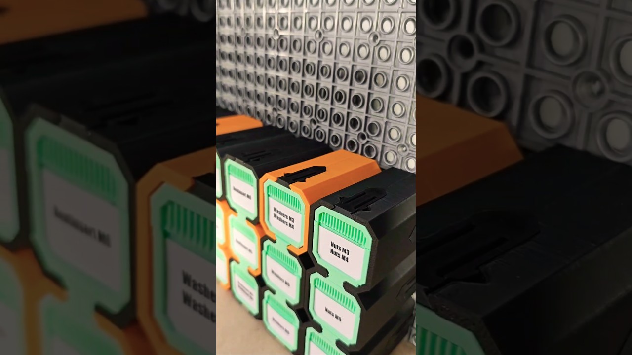 3D printed TapPress Modular Storage Drawers #diy #organizer #3dmodeling #makersgonnamake #3d