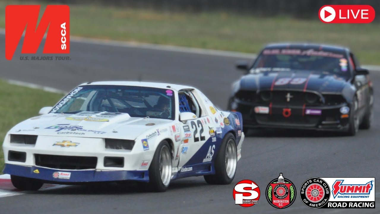 2025 SCCA Majors Tour @ Summit Point - Sunday LIVE Coverage