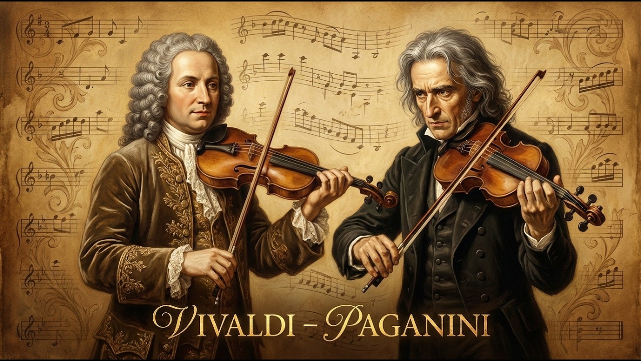 🎻 Vivaldi vs Paganini | Two Violin Legends & Their Most Beautiful Classical Masterpieces 🎼