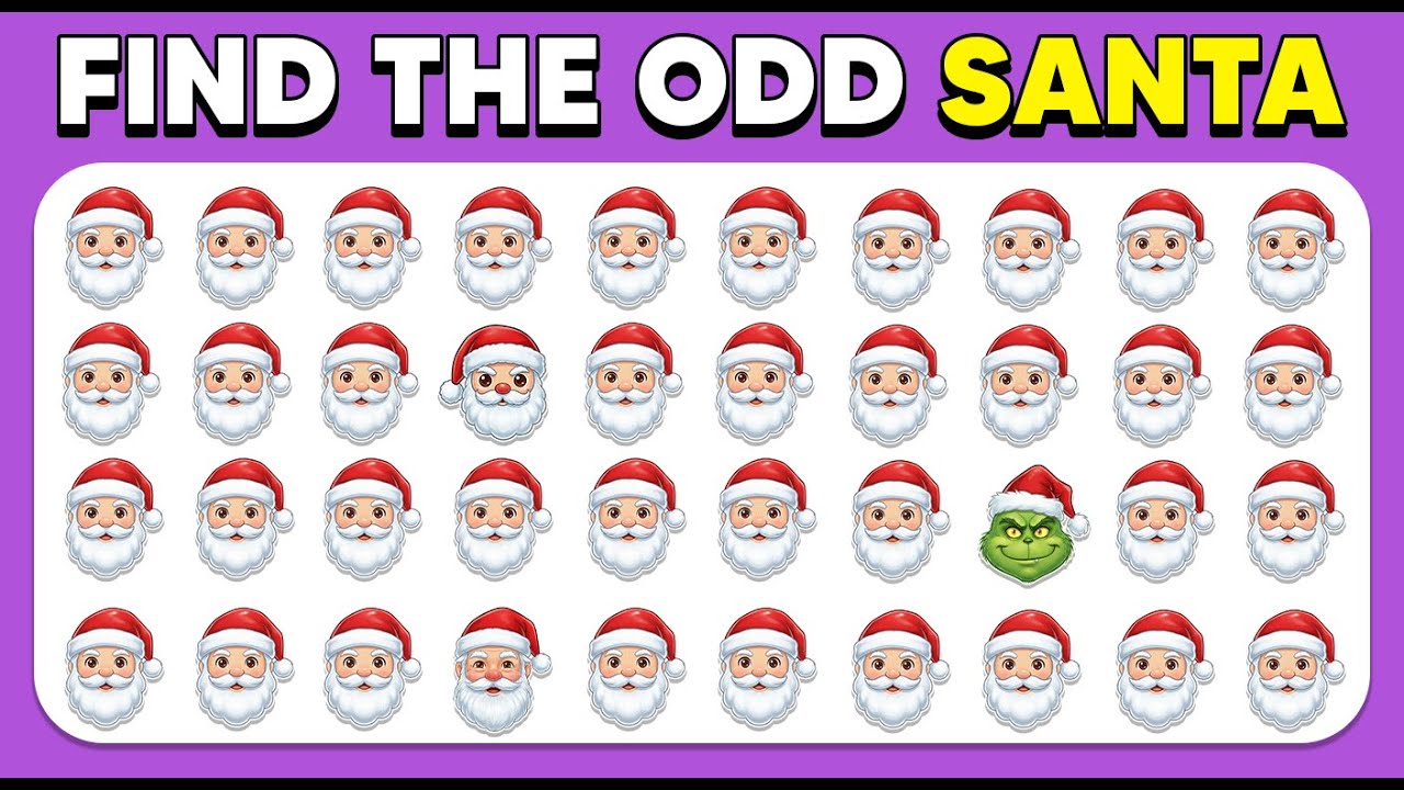 Find the Odd One Out  | Christmas Edition |  🎄🎅