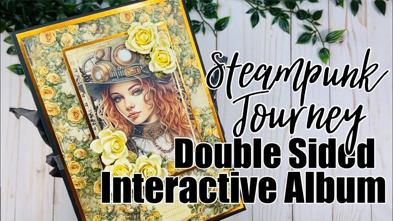 Steampunk Journey Double Sided Interactive Album