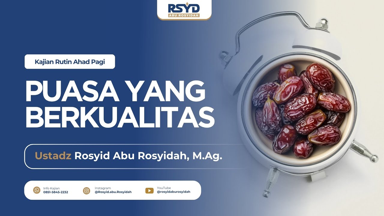 [ LIVE ] PUASA BERKUALITAS