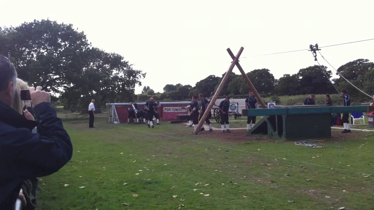 Portsmouth Action Field Gun - 2010 Halying Demo - Run Out