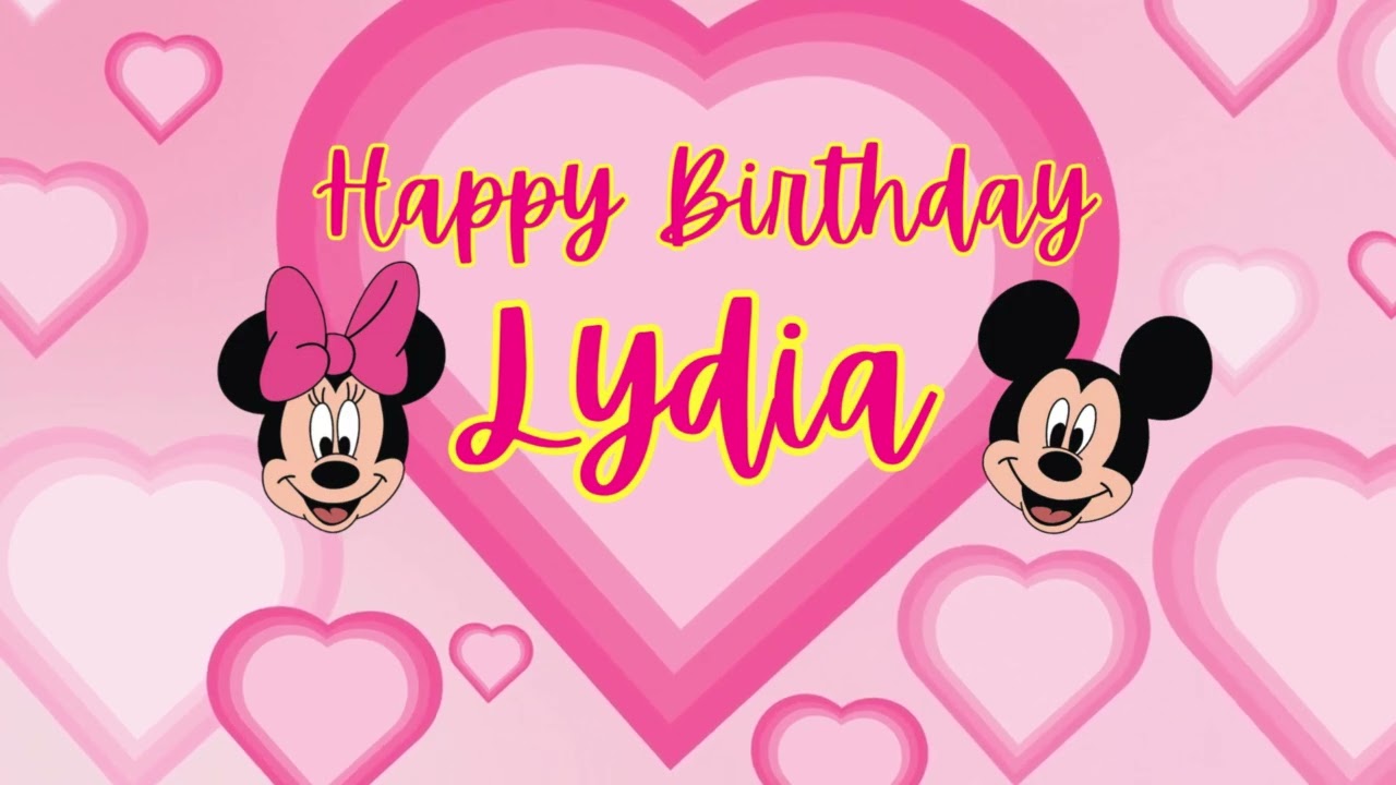 Happy Birthday Lydia