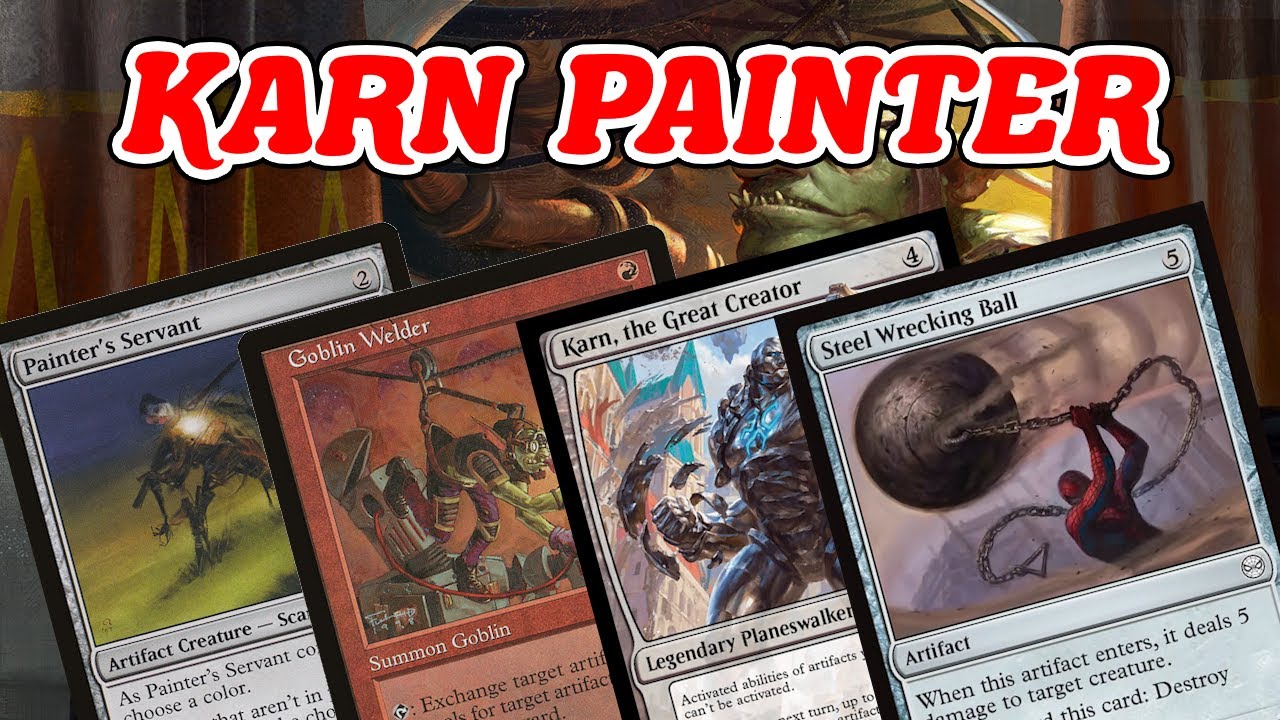 KARN PAINTER! Legacy Red Painter's Servant & Grindstone Combo Deck MTG
