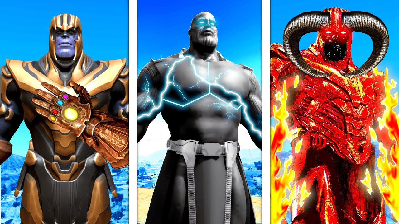 UPGRADING THANOS Into A GOD In GTA 5 Mods ... (Secret Powers!)